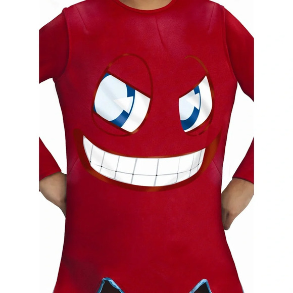 Sz OS44 jacket sizePac-Man Pac Man Red Ghost Blinky Deluxe Man Halloween Costume - Picture 2 of 5